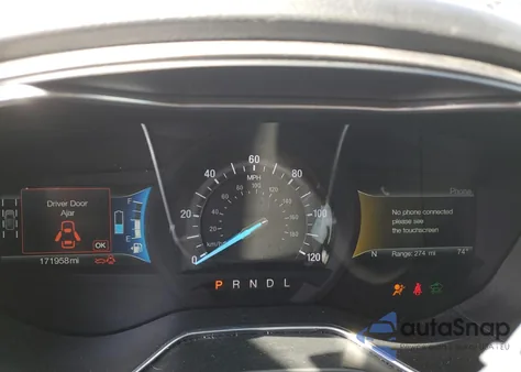 2017 Ford Fusion Se Hybrid из США, поврежденный, VIN 3FA6P0LU0HR409413